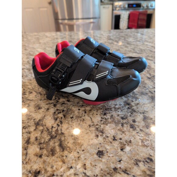 EUC Peloton cycling bike shoes with look delta cleats EU 38 US women's 7 - Picture 1 of 7